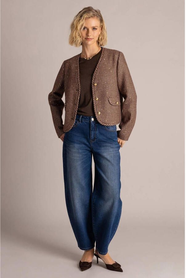 Yest high barrel jeans donkerblauw - Foto 2