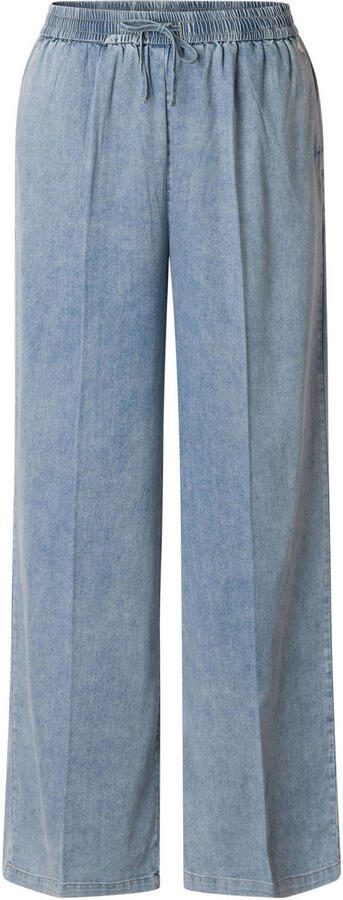 Yest high waist casual broek blauw