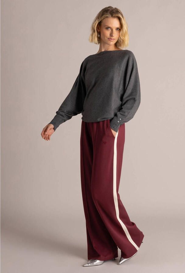 Yest loose fit broek donkerrood - Foto 2