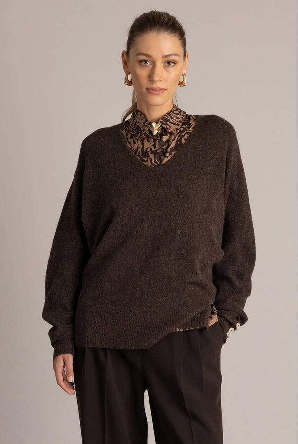 Yest pullover bruin