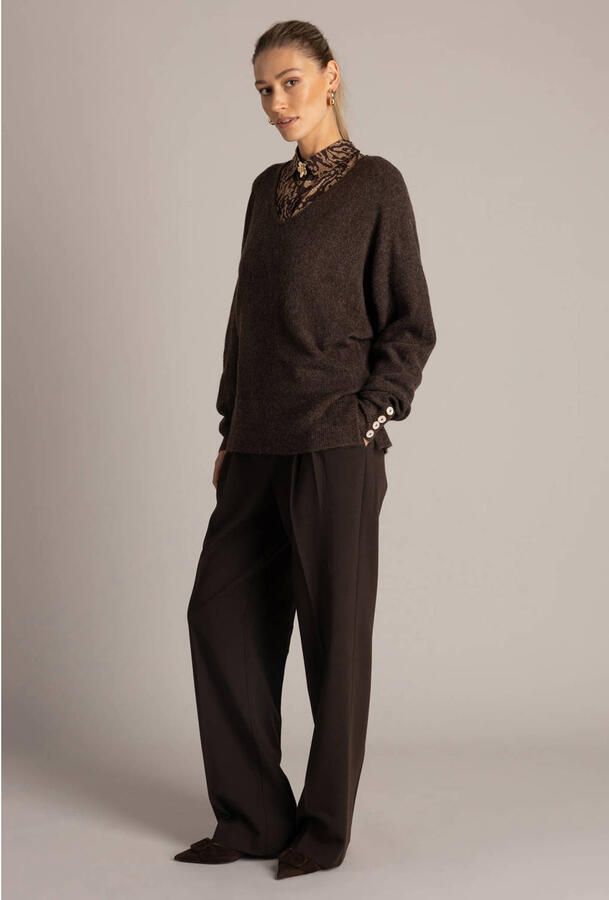 Yest pullover bruin - Foto 3
