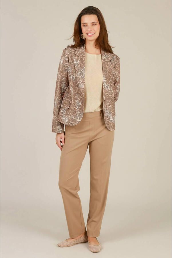 Yest regular blazer bruin - Foto 3