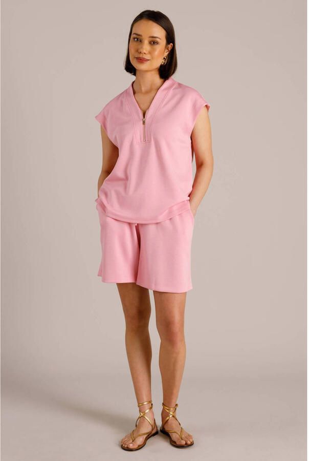 Yest regular high waist casual short lichtroze - Foto 2