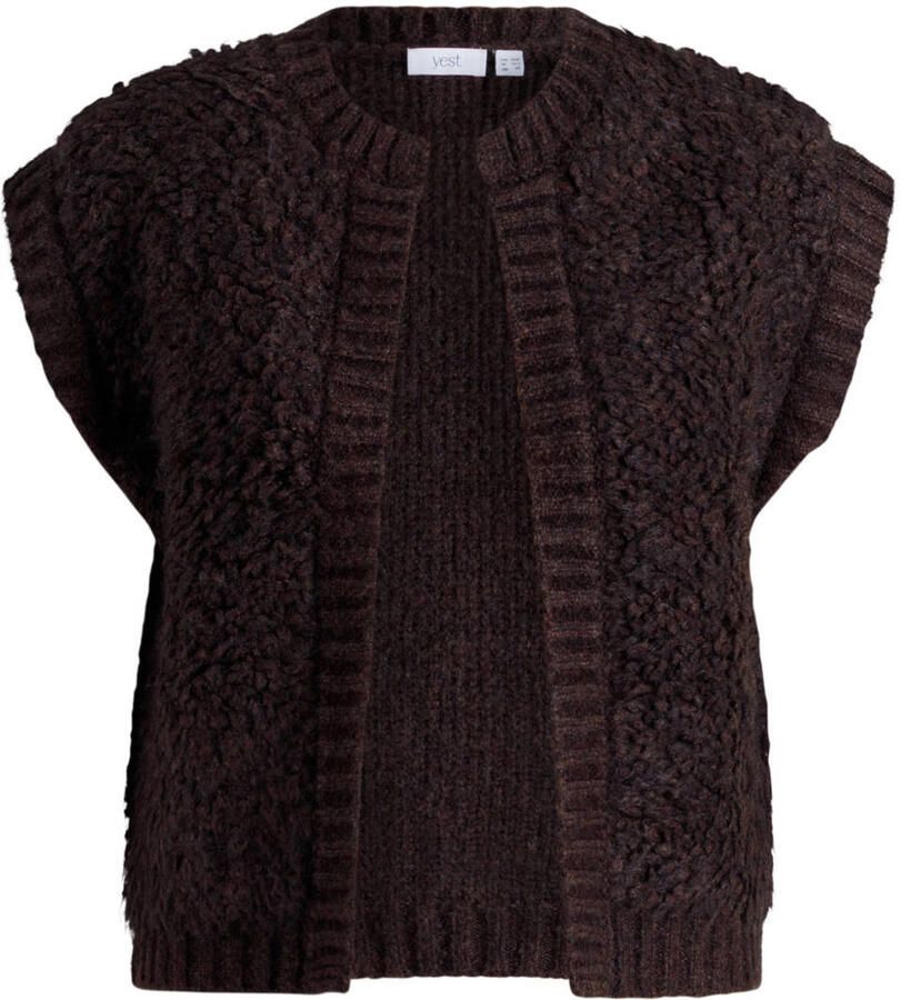 Yest teddy gilet bruin - Foto 2