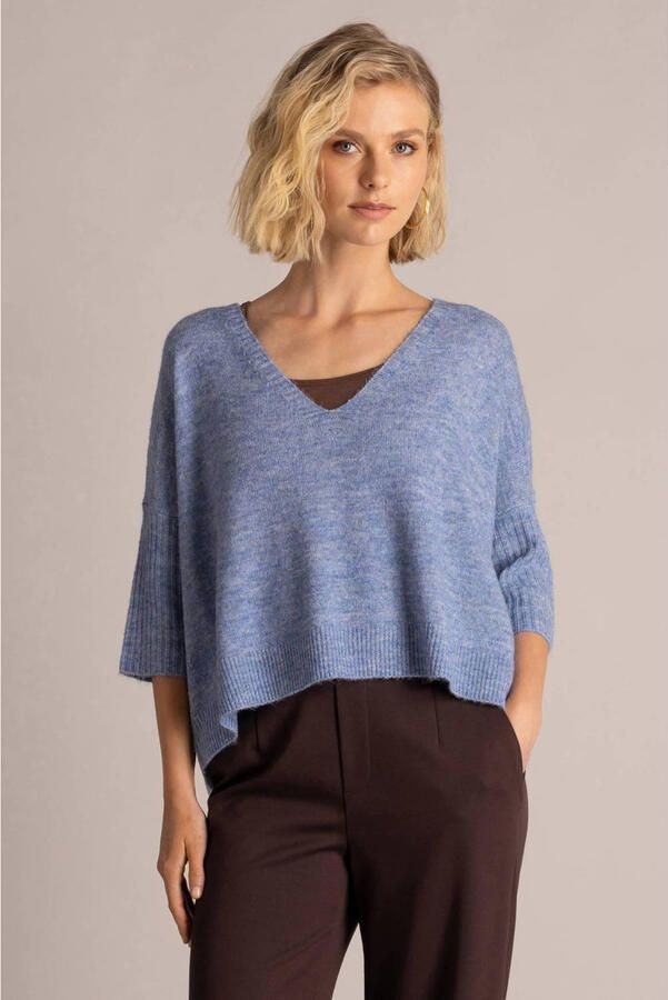 Yest top blauw