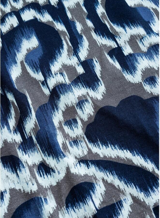 Yest top met print grijs blauw - Foto 2