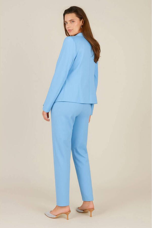 Yest travelstof blazer blauw - Foto 3