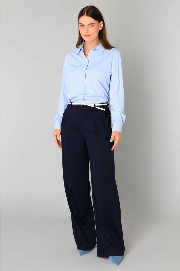 Yest travelstof blouse lichtblauw - Foto 2