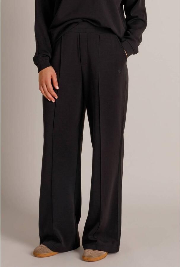 Yest wide leg broek zwart