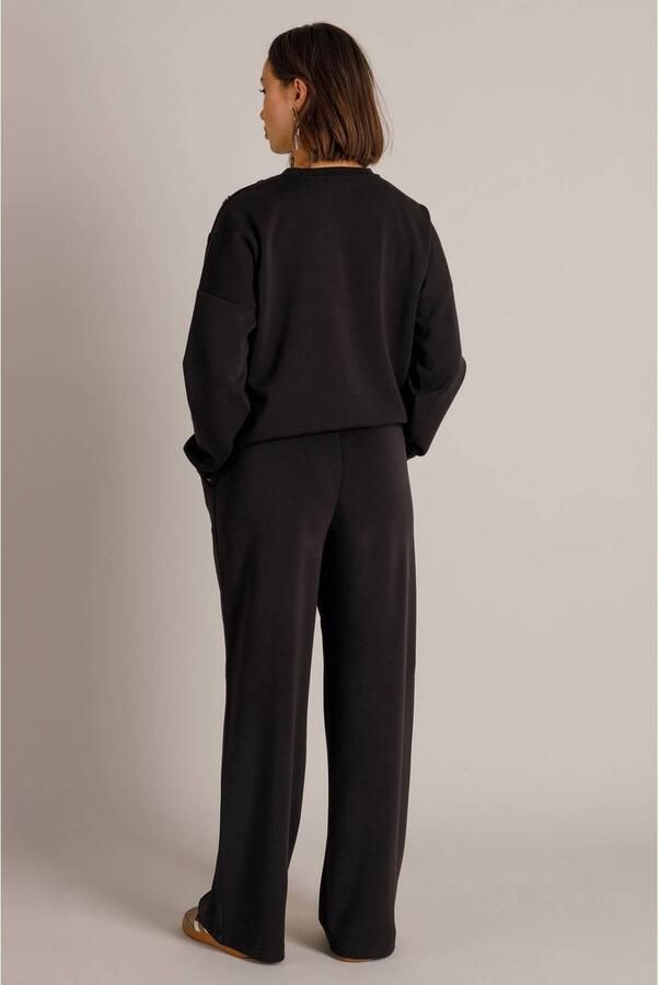 Yest wide leg broek zwart - Foto 2