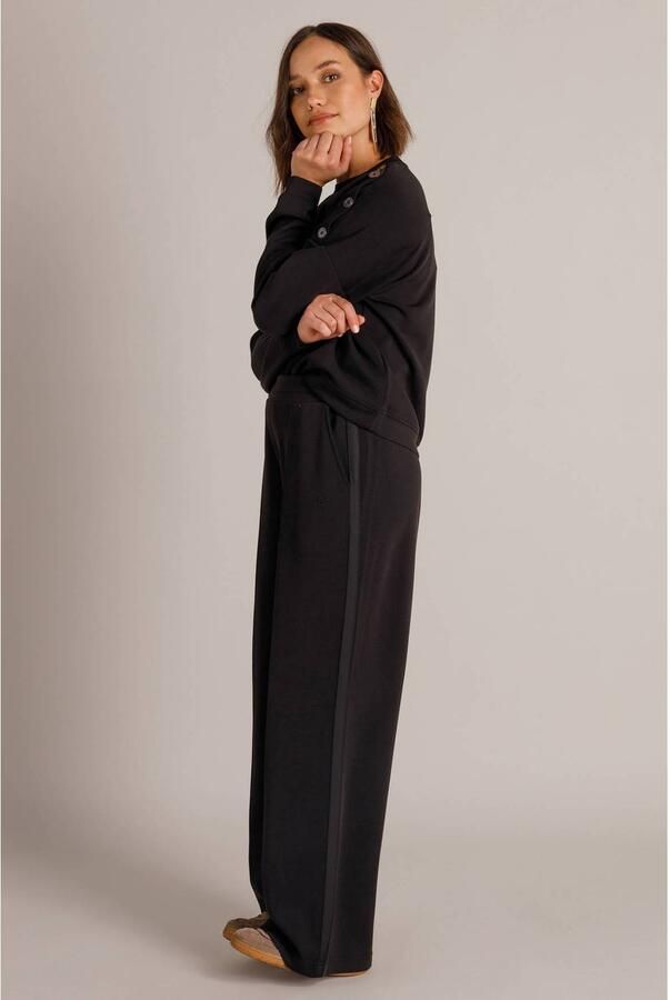 Yest wide leg broek zwart - Foto 3