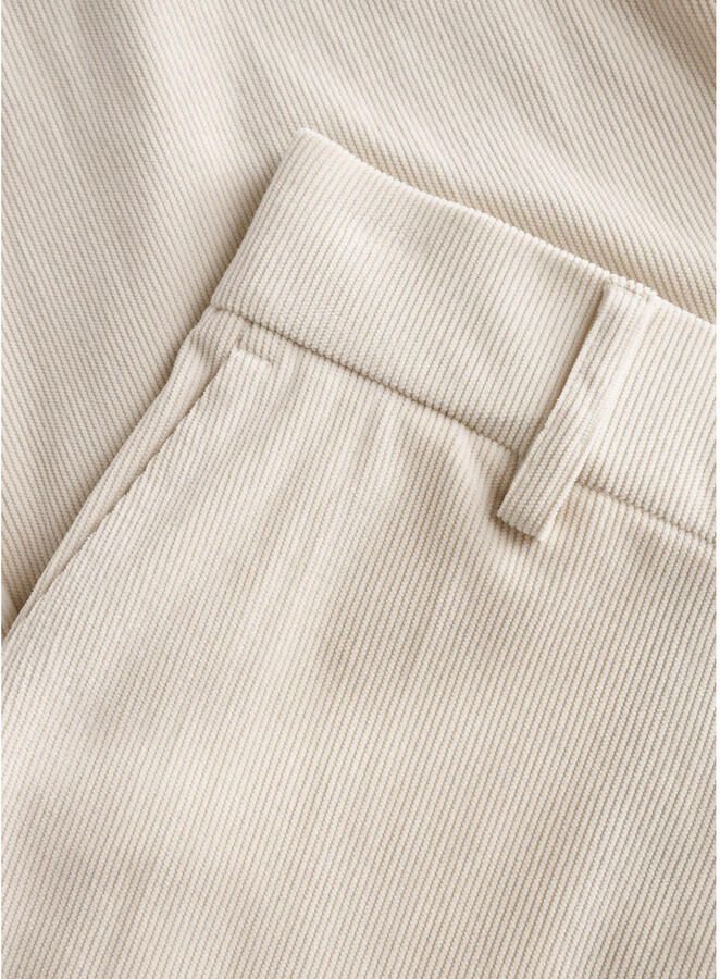 Yest wide leg corduroy broek beige - Foto 2