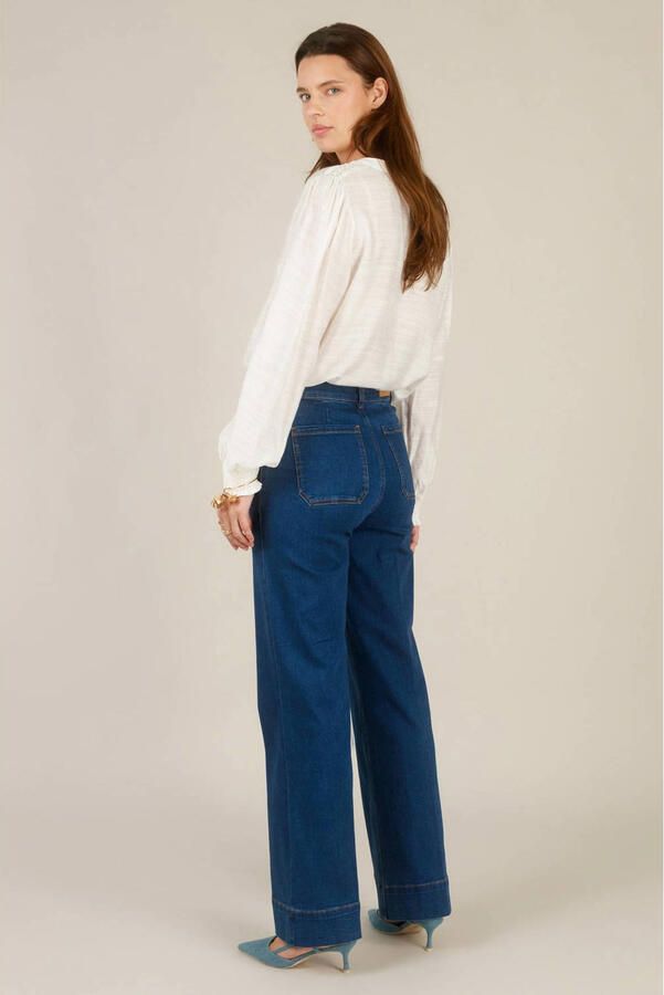 Yest wide leg jeans dark blue denim - Foto 2