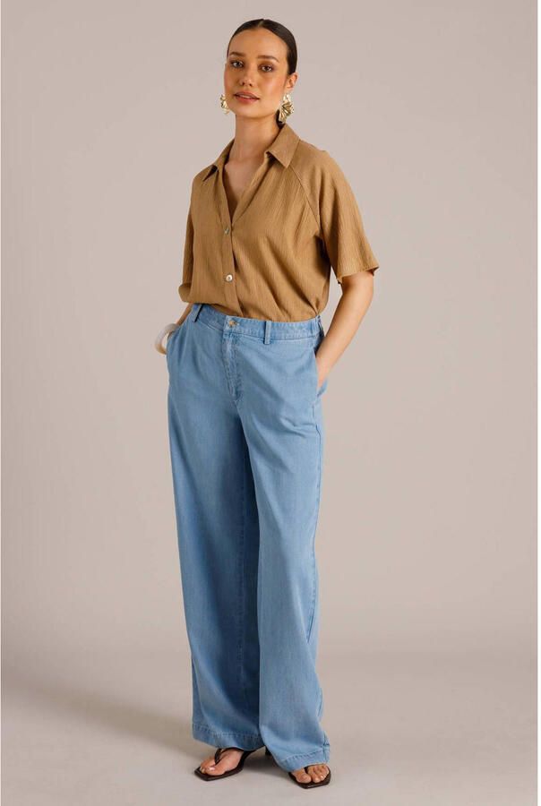 Yest wide leg jeans light blue denim - Foto 2