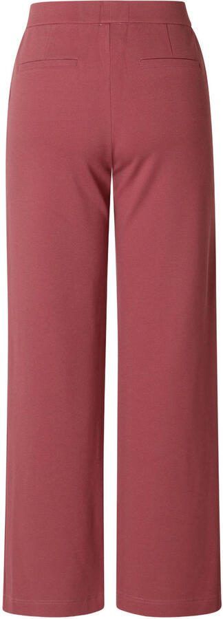 Yest wide leg regular waist broek oudroze - Foto 3