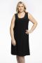 Yoek A-lijn jurk DOLCCE van travelstof zwart - Thumbnail 1