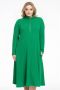 Yoek A-lijn jurk groen - Thumbnail 1