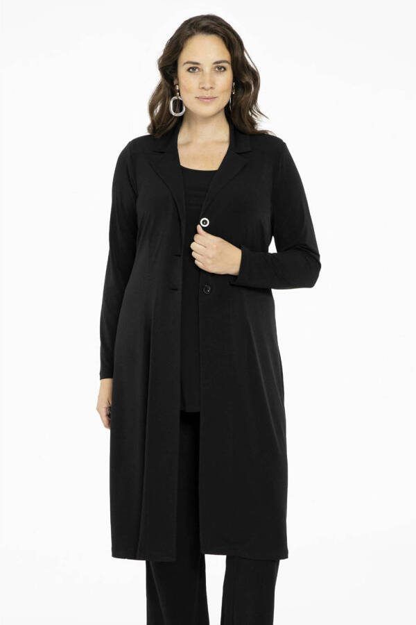 YOEK blazer van travelstof DOLCE zwart - Foto 3