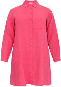Yoek blouse LINEN roze