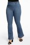 YOEK high waist bootcut jeans light denim - Thumbnail 1