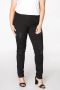 YOEK high waist skinny jeans met slijtage zwart - Thumbnail 1
