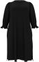 Yoek jurk DOLCE van travelstof zwart - Thumbnail 1