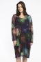 YOEK jurk met all over print zwart - Thumbnail 1