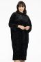 Yoek jurk met paisleyprint zwart - Thumbnail 1