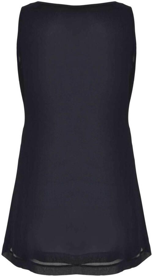 YOEK a-lijn top Plus Size blauw - Foto 2
