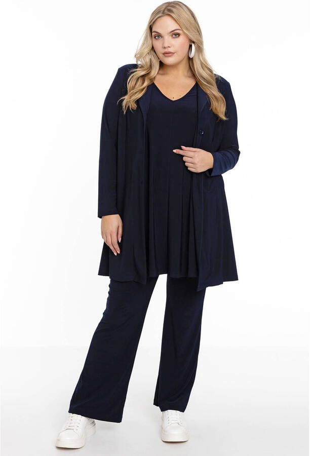 YOEK blazer van travelstof DOLCE donkerblauw - Foto 2