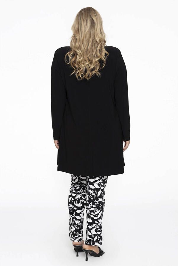 YOEK blazer van travelstof DOLCE zwart