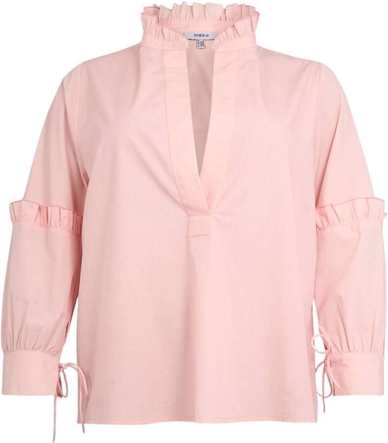 YOEK blouse lichtroze - Foto 2