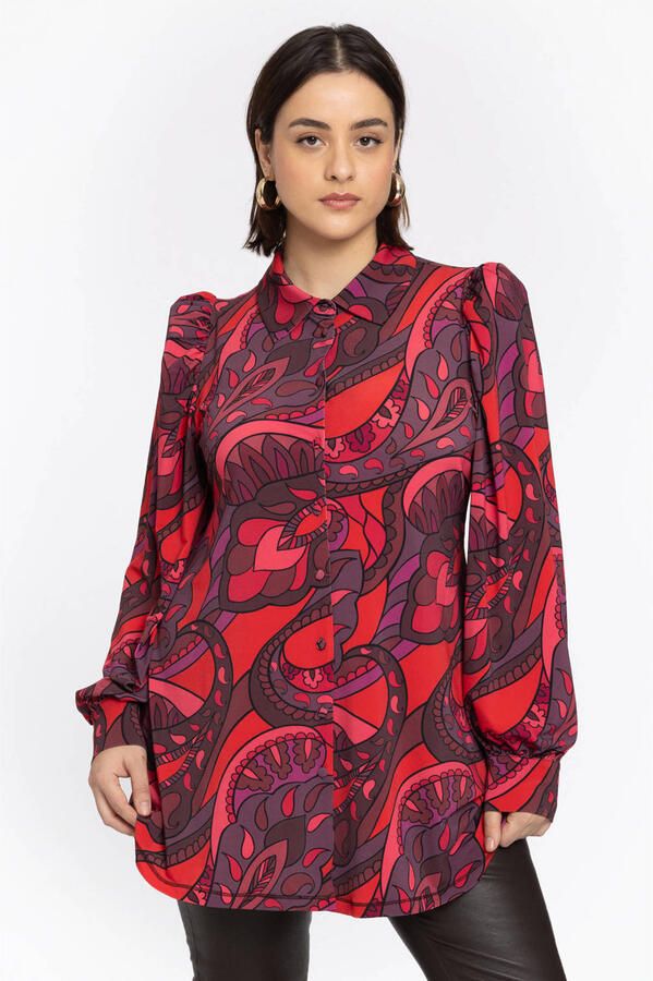 YOEK blouse rood