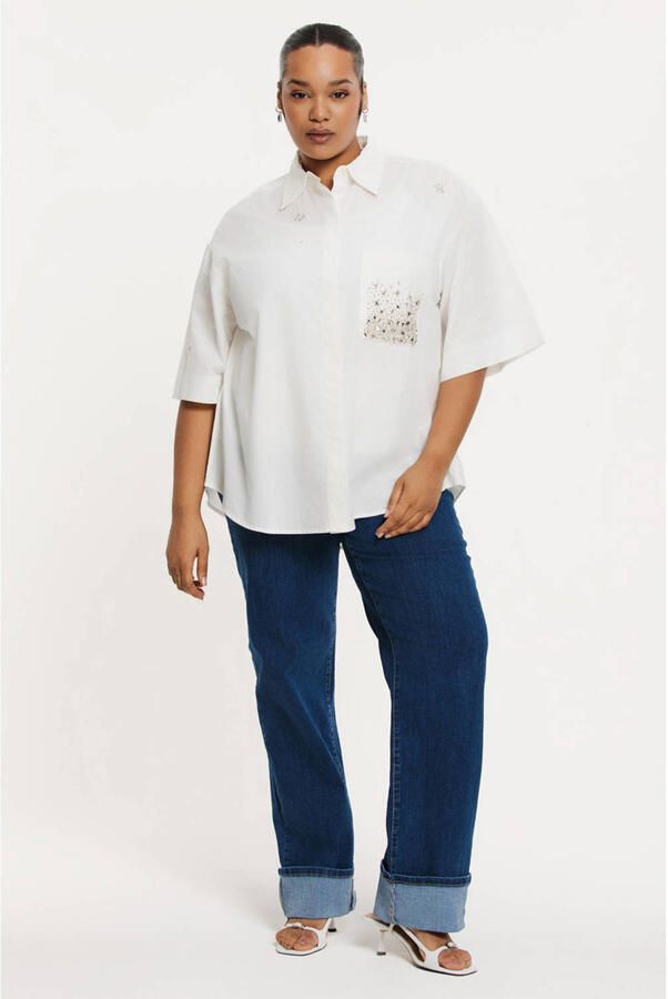 YOEK blouse wit - Foto 3