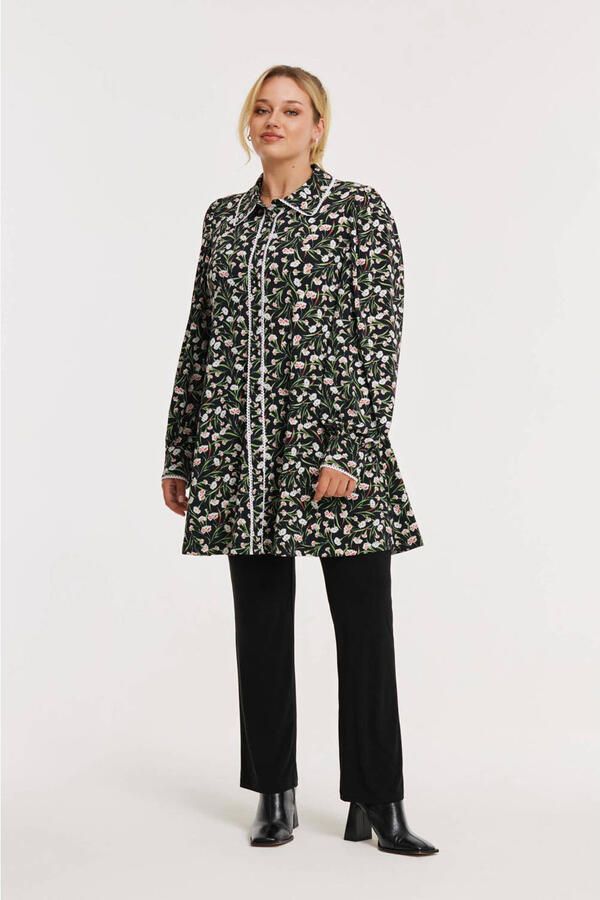 YOEK blouse zwart - Foto 2