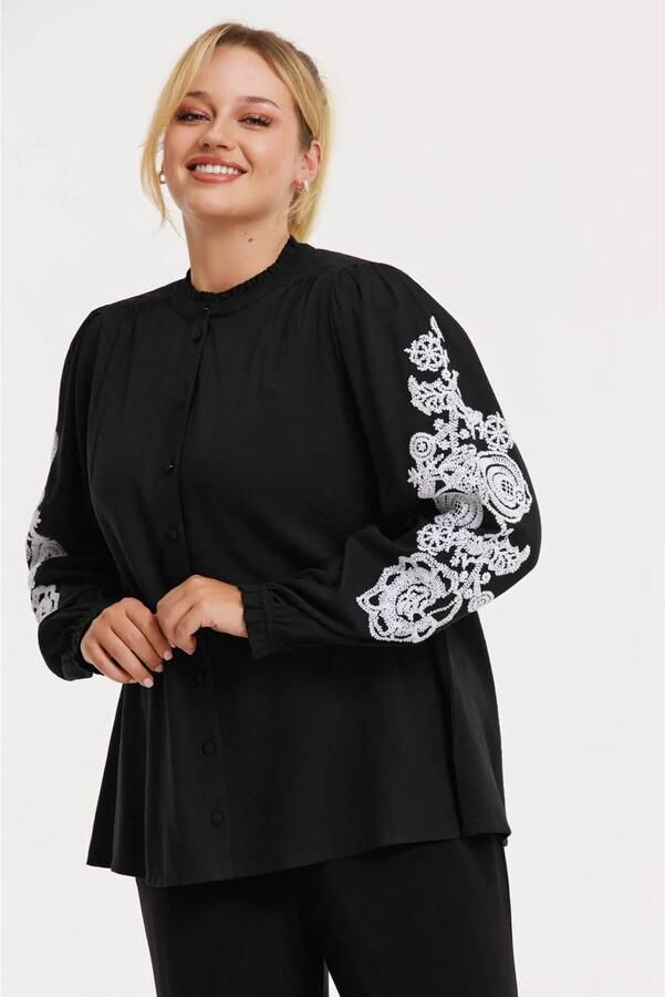 YOEK blousetop zwart