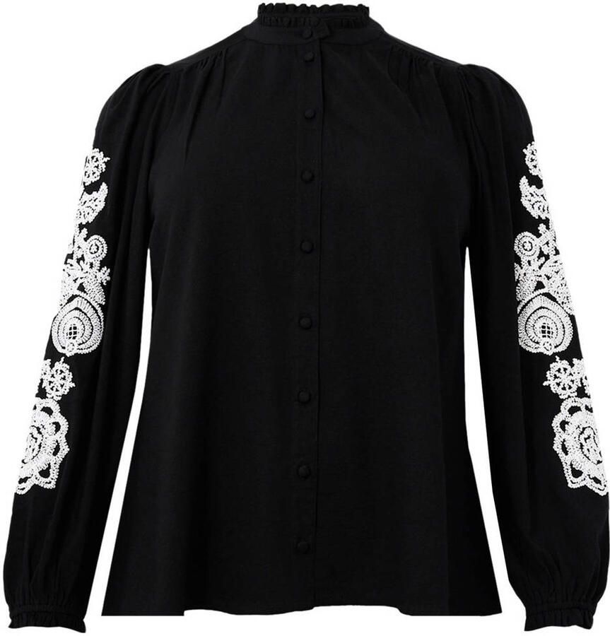 YOEK blousetop zwart - Foto 2