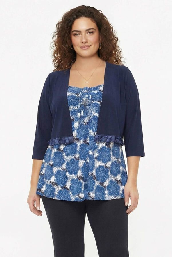 YOEK bolero blauw