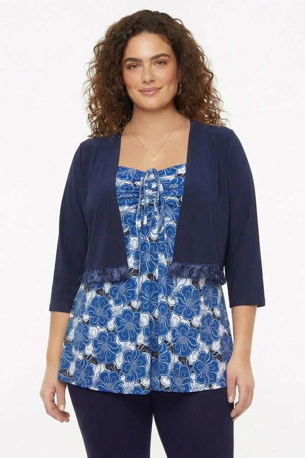 YOEK bolero blauw - Foto 3