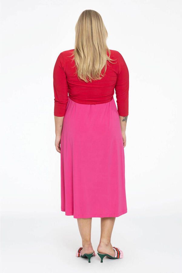 YOEK bolero DOLCE van travelstof rood - Foto 2