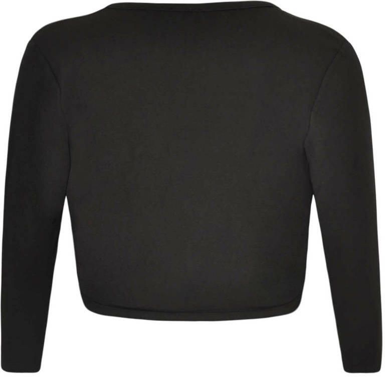 YOEK bolero DOLCE van travelstof zwart - Foto 2