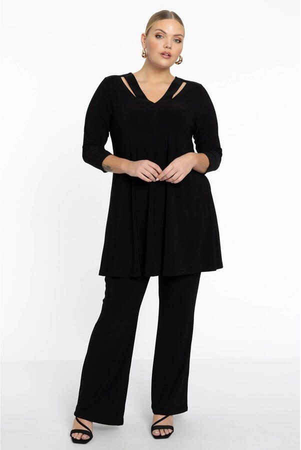 YOEK bootcut pantalon zwart - Foto 2