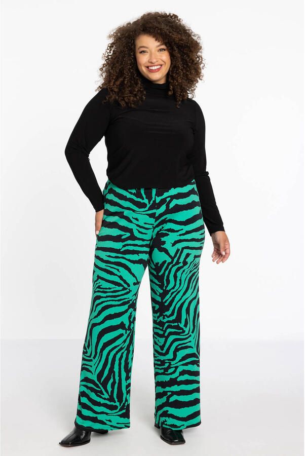 YOEK broek met all over print