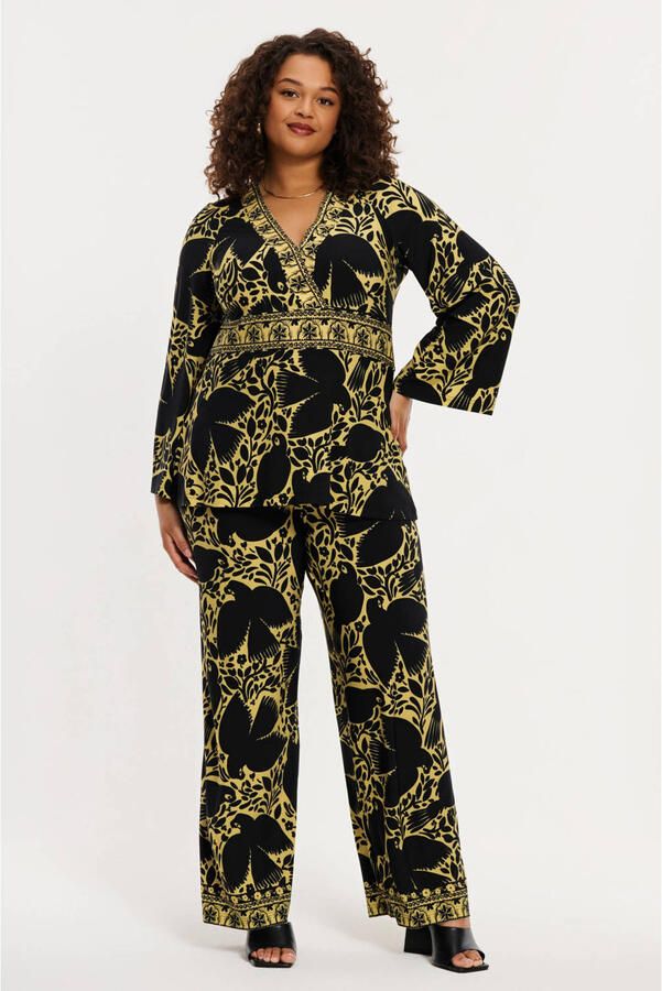 YOEK tuniek Plus Size geel - Foto 3
