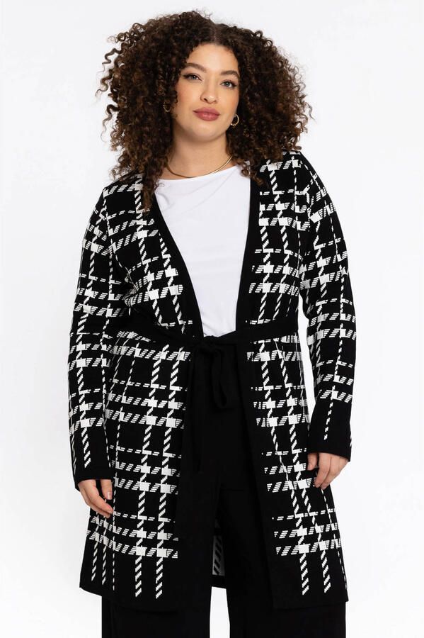 YOEK cardigan zwart
