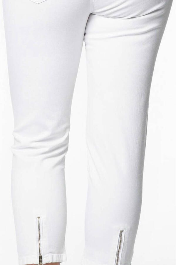 YOEK cropped high waist skinny jeans wit - Foto 3