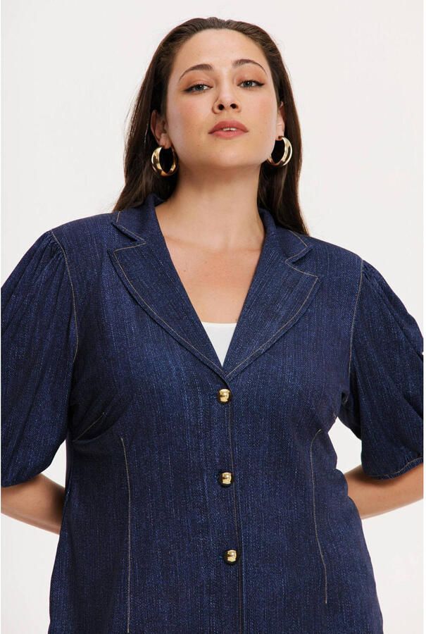 YOEK denim regular blazer dark blue denim - Foto 2