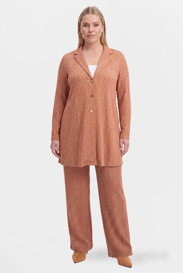 YOEK dolce blazer Plus Size bruin - Foto 2