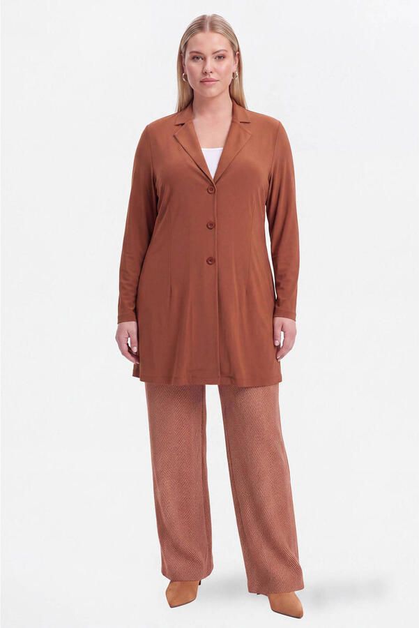 YOEK dolce blazer Plus Size bruin - Foto 2