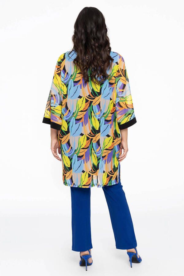 YOEK gebloemde kimono multi